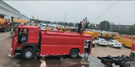 Sinotruk HOWO Fire Fighting High Pressure Water Spraying Truck 10000L