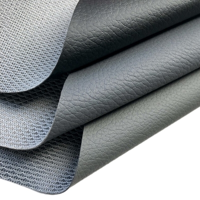 0.6mm-1.2mm Synthetic PVC Leather Fabric For Car Seat 58/60&quot;