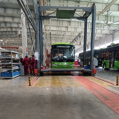 SKD CKD Bus Assembly Line Customized Frequency For Bus Production Plant