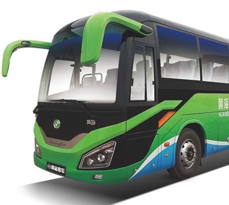 Huanghai 11m Used Motor Vehicle 85km/H Pure Electric Bus 24-50 Seats